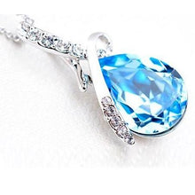 Load image into Gallery viewer, Crystal Drop Pendant Necklace - SexyBling