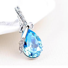 Load image into Gallery viewer, Crystal Drop Pendant Necklace - SexyBling