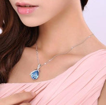 Load image into Gallery viewer, Crystal Drop Pendant Necklace - SexyBling