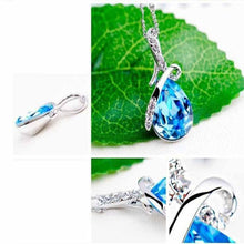 Load image into Gallery viewer, Crystal Drop Pendant Necklace - SexyBling