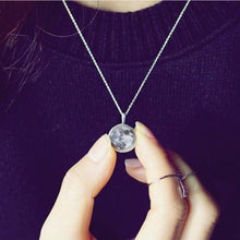 Load image into Gallery viewer, Glow in Dark Moon Necklace From SexyBling