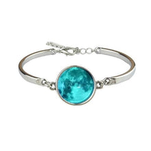 Load image into Gallery viewer, Glow in the Dark Moon Cuff Bracelet - SexyBling