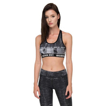 Load image into Gallery viewer, Raster Printing Gray Fitness Suit - SexyBling