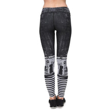 Load image into Gallery viewer, Raster Printing Gray Fitness Suit - SexyBling