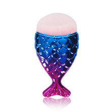 Load image into Gallery viewer, Rainbow Mermaid Makeup Brushes Set - SexyBling
